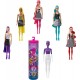 Barbie Color Reveal Poupée avec 7 éléments Mystère Série Monochrome 4 Sachets Surprise Modèle Aléatoire Jouet pour Enfant GTR94 - BHJ6KMNPD