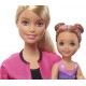 Barbie Métiers coffret coach de Gymnastique poupée blonde et son élève avec poutre et accessoires jouet pour enfant FXP39 - B5H89JGXQ