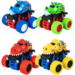 AIPUPU Pull Back Cars Pack de 4 Monster Toys Cars Mini véhicule à Friction avec Ressort Antichoc et Roue en Caoutchouc Cadeaux de Jouets éducatifs précoces pour garçons et Filles de 3 Ans et Plus - BHB1WUPZP