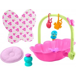 My Garden Baby coffret Nénuphar 2-en-1 couffin-baignoire et 7 accessoires pour poupon bébé papillon emballage fermé jouet pour enfant dès 2 ans HGD07 - B614EWPOI