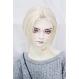 Tita-Doremi Perruque BJD à rotule 22 à 24 cm Blond Tête de poupée - BW54HNYSH