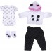 Ridecle Vêtements pour poupées bébé 4 vêtements de poupée Nouveau-né PCS avec Pantalon et Manteau Accessoires de Tenue de bébé pour poupées Nouveau-nées 16-18 - B78QQBXPA