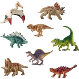 deAO Dinosaures de Jouet Figurines Réalistes Préhistoriques SET Mini Set x8 - BJAK4UKKE