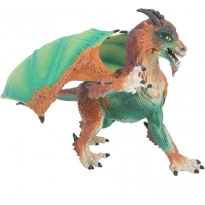 Enfants Enfants Dragon Figure modèle Tot Figure en Plastique réaliste Dragon modèle Collection Jouet éducatifDragon de feu - BAHJWEXVC