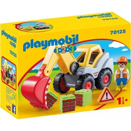 PLAYMOBIL 1.2.3 70125 Pelleteuse- PLAYMOBIL 1.2.3- PLAYMOBIL 1.2.3- 18-36 mois ses premiers Playmobil - B3B72UPTY