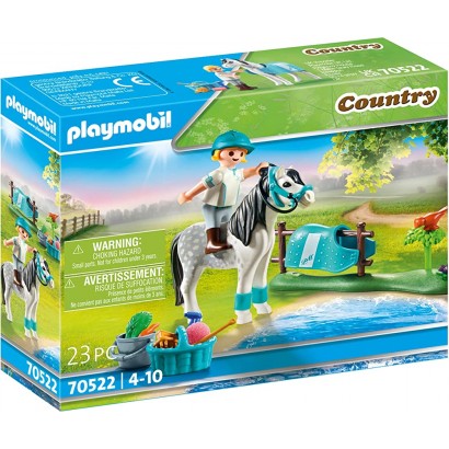 PLAYMOBIL 70522 Cavalière avec poney gris- Country- Le poney club- poney à collectionner équitation - B7DV8VZQM