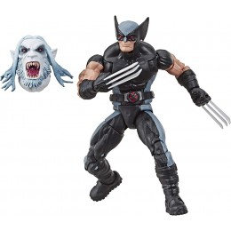 Marvel Legends Hasbro Series 6" Collectible Action Figure Wolverine Toy X-Men X-Force Collection – with Wendigo Build-A-Figure Part - BVV4VEGAA