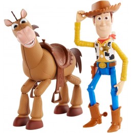 Disney Pixar Toy Story 4 Coffret Aventure figurines articulées Woody & Pile-Poil tailles fidèles au film pour rejouer les scènes du film jouet pour enfant GDB91 - B61W4URXW