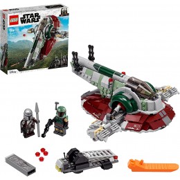LEGO 75312 Star Wars Le Vaisseau de Boba Fett Set avec 2 Figurines Jouet pour Enfants de 9 Ans et Plus - B827WMZJW
