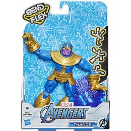 Marvel Avengers Bend and Flex Figurine Flexible Thanos de 15 cm avec Accessoire pour Enfants à partir de 6 Ans - BHEK6MBGX