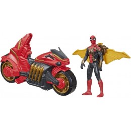 Marvel Spider-Man Super arachno-moto avec figurine Spider-Man ailée amovible dès 4 ans - B84KNJFCJ