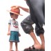 Anime One Piece 4 Kaiser Shanks Chapeau de paille Ruffy PVC Figurine d'action Shanks Touch Ruffy Head Figurine de collection Cadeau 17 cm - BBVA7EAGE