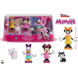 Mickey&Minnie Coffret 5 Figurines 7,5 cm Articulées 5 Personnages à Collectionner Jouet pour Enfants Dès 3 Ans Mcn19 - B7M96ZPJD