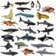 24 Pièces Figurines d'animaux de l'Océan Figurines Réalistes d'animaux Marins en Plastique Figurines de Créatures de l'Océan Fournitures de Fête d'anniversaire de Noël - B3JHAVPPT