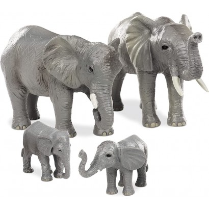 Terra 44644 Figurine Famille de Éléphants Africains - B58A7HVJC