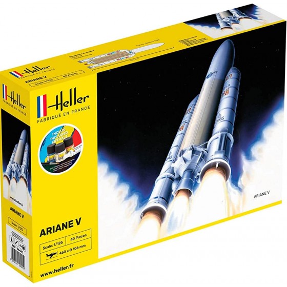 HELLER JOUSTRA Maquette fusée : Starter Kit : Ariane 5 - B4V27ACII