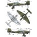 JHSHENGSHI Kits de modèles de Puzzle de Combattant Militaire modèle en Plastique de Bombardier Junkers Junkers JU-87 à l'échelle 1 24 21,3 Pouces X 27,9 Pouces - BV518ZRCA