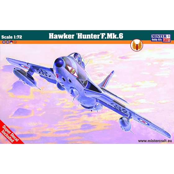 MisterCraft Echelle 1 : 72 "Hawker Hunter F. MK. 15,2 cm modèle Kit - BBK8BXQPX