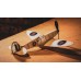 Spitfire Kit de modélisme vintage complet en bois de Balsa avec entraînement en caoutchouc qui vole. - BADHBCPRD