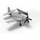 ZCYXQR Kits de modèles de Puzzle de Combattant Militaire échelle 1 48 F4F-3 Wildcat Fighter Early USN modèle en Plastique 8.4 Pouces X 10.7 Pouces - BKJH1GCHO