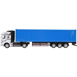 Détachable 1:48 Pull Back Alloy Container Truck Toy Construction Truck Model Toy Simulation pour enfants cadeauxblue cargo truck - BJK1MRQMO