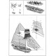 HDHUIXS Difficile Décorations Ship Model Kit modèles de navires en Bois Kits Kits de Modèle Assembling Bateau à Voile en Bois Jouets Harvey Modèle Voile Kit en Bois assemblé DIY D30 Interactif - BEV5MZKES