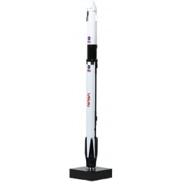 WENRUI Modèle de fusée de Vaisseau Spatial habité Falcon 9 échelle de matériau en Alliage d'aluminium résine 1:233,Cadeaux pour Les passionnés d'espace Fans d'aviation à Collectionner - BV2NNWGWR
