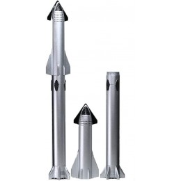 WENRUI Modèle de fusée Super Lourde de Vaisseau Spatial échelle 1: 375 matériau en résine d'alliage d'aluminium de Haute qualité Souvenirs de Fans de l'espace modèles Amoureux Objets de Collection - BMB2KBGHK