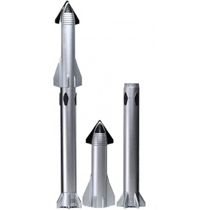 WENRUI Modèle de fusée Super Lourde de Vaisseau Spatial échelle 1: 375 matériau en résine d'alliage d'aluminium de Haute qualité Souvenirs de Fans de l'espace modèles Amoureux Objets de Collection - BMB2KBGHK