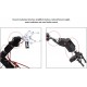 Bras mécanique écurie de Griffe de Pince de Bras mécanique de Robot de Bras de Robot largement utilisée pour des Cadeaux pour l'enseignement Universitaire - B1Q33DFNM