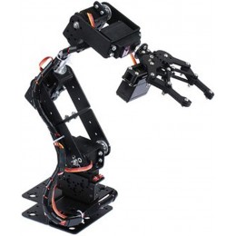 Griffe de Robot 6DOF Manipulateur Plaque en Aluminium Bras Mécanique Engrenage en Métal Rotation de Lissage pour Pièces de Robot Industriel - BQEK5ZGBO