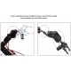 Kit de griffe de serrage de bras mécanique de robot 6DOF Pièces de robot industriel de manipulateur DOF Bras robotique DOF Multi-degrés de liberté Servo Grab - B397BCKHT