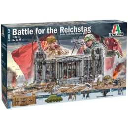 Italeri 1:72 Set de batailles 1945 Fall of The Reichs modélisme travaux manuels Collage Jeu de Construction en Plastique détaillés 6195S - B9BD7TRHV