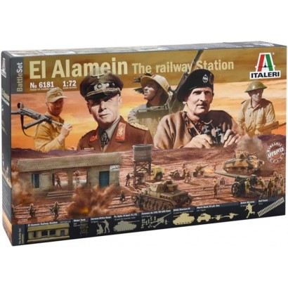 Italeri 6181 1 : 72 WWII : El Alamein Battle Railway St. véhicule - B3K7KBJOY