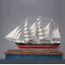 AZDS Modèle de voilier Militaire modèle de voilier Rickmer Rickmers décoration de la Maison et Cadeaux 31,5 Pouces x 20,5 Pouces voilier - B7387VZKO
