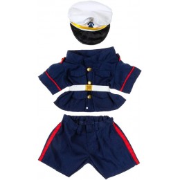 Uniforme d'Officier de la Marine pour Peluche de 40 cm Vêtement pour Peluche Doudou Ours en Peluche Teddybear - BWKHBTPTZ