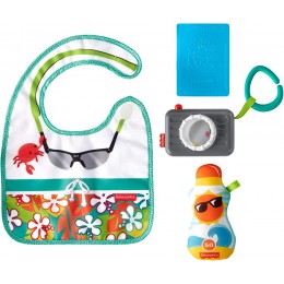 Fisher-Price coffret Mini-Touriste avec 4 jouets d'imitation pour faire travailler la motricité fine de bébé 3 mois et plus GKC50 - BN2JNYNHF