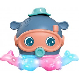 Ecoticfate Jouet bébé bébé bébé Light Up Walking Octopus jouet cadeau ramper jouet électrique jouet bébé jouet éducatif précoce pour bébé garçon fille balle flottante - BM94QOLOW