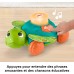Fisher-Price Linkimals Manu la Tortue jouet bébé interactif d'apprentissage sons et lumières version française 9 mois et plus GXK32 - BQKKMLIKB