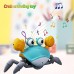 Jouet Crabe Bebe Jouet Musical Enfant Évite Automatiquement Les Obstacles Crawling Crab Toy avec Musique Et Lumières pour Bébés Tout-Petits Et Enfants - B1MMMNFZT