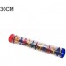 Lalaoo Instrument pour bébé sablier arc-en-ciel Rainmaker Bâton de pluie musical pour enfants Jouet musical portable pour enfants - BQ4W2WBTT