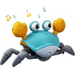 Ykop Musical Jouet pour Enfants Bébés Sensoriel Jouet De Crabe avec Musique LED Jouet Jouet À Ramper Électronique pour Enfants en Forme De Crabe Jouet De Danse pour Bébés Garçons Et Filles - BQ9HJQKCA