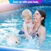 SKERSG Jouets d'eau de Piscine pour Enfants bébé allument des Jouets de Bain de Baleine Jouets de Baignoire d'arrosage pour Les Tout-Petits Blanc - BKNAQIWKA