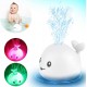 VI AI Jouets de bain pour bébé baleine à induction avec éclairage LED jouet d'arrosage pour bébé enfant tout-petit baleine Blanc - BAAK3OHLR
