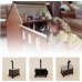 QOTSTEOS Meubles de cuisine miniatures pour maison de poupée gamme noire à l'ancienne cuisinière de meubles jouets banc de cuisine pour enfants taille : 22059-1 - BAAN5RFJQ