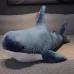 DUAMF Peluche requin en peluche animal marin dessin animé imitation réaliste grande dent requin peluche oreiller doux poupée anniversaire - B7V6HQTFY