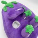 Msqau Jouets en peluche aubergine jouets en peluche mignons poupées de chiffon doux anniversaire - B475VTEZI