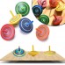 Painted Toupies en Bois Toupies Jouets en Bois Colorées Petites Spinning Top Mini Toupies Multicolores Cadeau d'anniversaire pour Anniversaire d'enfant 16 Pièces Couleur Aléatoire - BH8BJCKYO