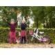 Amigo Flower Vélo Enfant pour Les Filles 14 Pouces avec Frein à Main Frein à rétropédalage Panier de vélos Avant et stabilisateurs vélo à partir de 3-4 Ans Blanc - BQN32UFSD