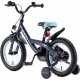 Amigo Galaxy Vélo pour garçon 14 pouces Avec frein à main rétropédalage et roues stabilisatrices Vélo garçon à partir de 3 à 4 ans Bleu - BEQ2WOUIL